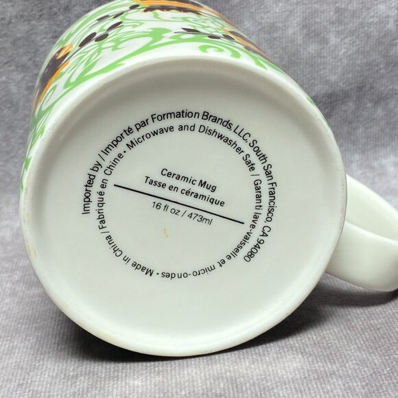 Ceramic Owl Mug 16oz With Colorful Owl Design For Tea & Coffee Lovers - Picture 8 of 10